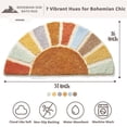 thumbnail image 2 of Alfombra de baño DyeFury Sunrise Boho semicircular, 80 x 40 cm, antideslizante, 2 of 6