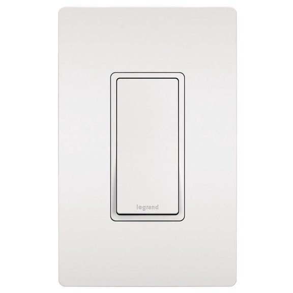 PASS & SEYMOUR 3-Way Decorator Wall Switch, 15A, White TM873WCC10
