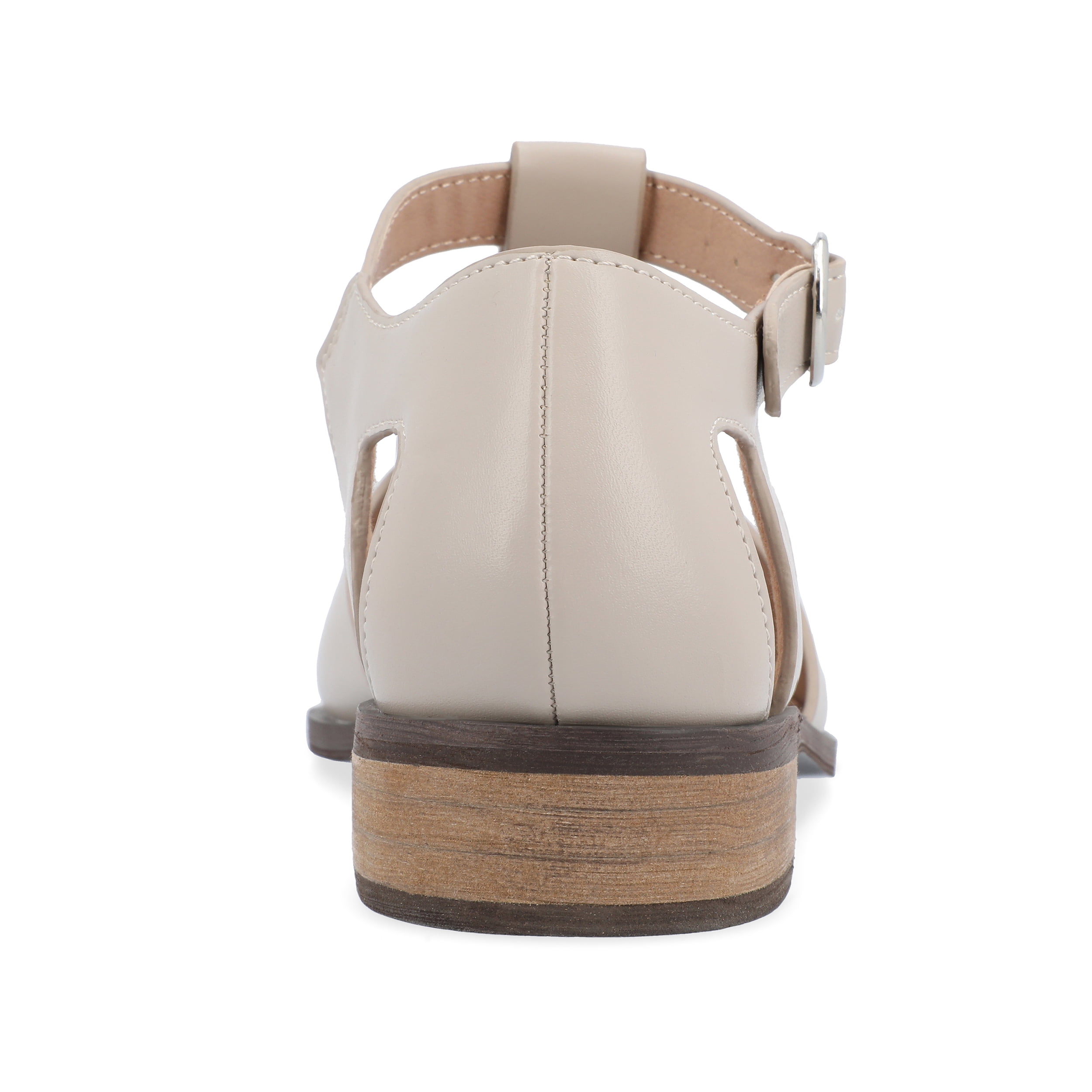 Journee Womens Azzaria Low Block Heel Square Toe Flats