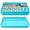 Light Blue, variant on 10 Pcs Flat Storage Organizer Tray Bin Letter Size Paper Tray for Classroom Plastic Stackable File Organizer for School Office Teacher Book Organization（ Teal, 13.78 x 9.84 x 3.15 Inch）