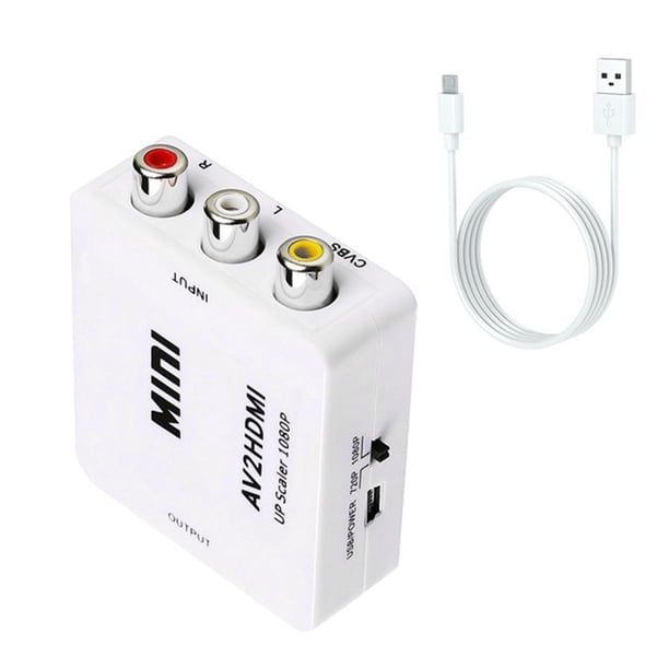 Mini adaptador de HD a AV, portátil, PC, portátil a TV, proyector, convertidor, material escolar, oficina en casa Inevent DZ5508-02B