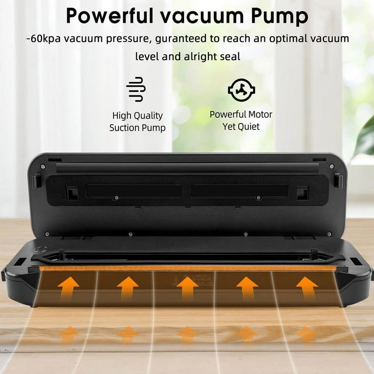 Food Saver Vacuum Sealer Machine with 2 Rolls Food Vacuum Sealer BagsDry 