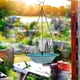 thumbnail image 2 of Solar Bird Bath, Solar Fountain Pump Garden Decoration Hanging Bird Feeder For Garden Landscape Nature Lovers Outdoor Terrace Balcony Gray, 2 of 5
