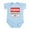 Sky Blue, variant on CafePress - Firefighter Warning Kid Infant Bodysuit - Baby Light Bodysuit, Size Newborn - 24 Months