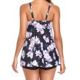thumbnail image 5 of UPPADA Tankini Swimsuits for Women Two Piece Slimming Stretchy Swim Tops Hide Tummy Bathing Suit Shorts Athletic Swimwear, 5 of 6
