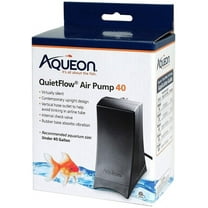 Aqueon QuietFlow Air Pump Black, 1ea/40