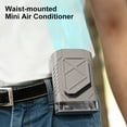 thumbnail image 4 of USB Rechargeable Digital Display Waist and Neck Hanging Fan, Mecha Style Portable High-Speed Handheld Fan for Outdoor, 3600mAh, 1pc, 4 of 8