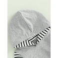thumbnail image 5 of Bagilaanoe 2Pcs Toddler Baby Boy Long Pants Set Striped Long Sleeve Hoodie Pullover Tops + Sweatpants 6M 12M 18M 24M 3T Kids Casual Sweatsuits, 5 of 8