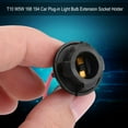 thumbnail image 3 of Rankomu 2pcs T10 W5W 168 194 Car Plug in Light Bulb Extension Socket Holder Connector Soft Rubber, 3 of 8