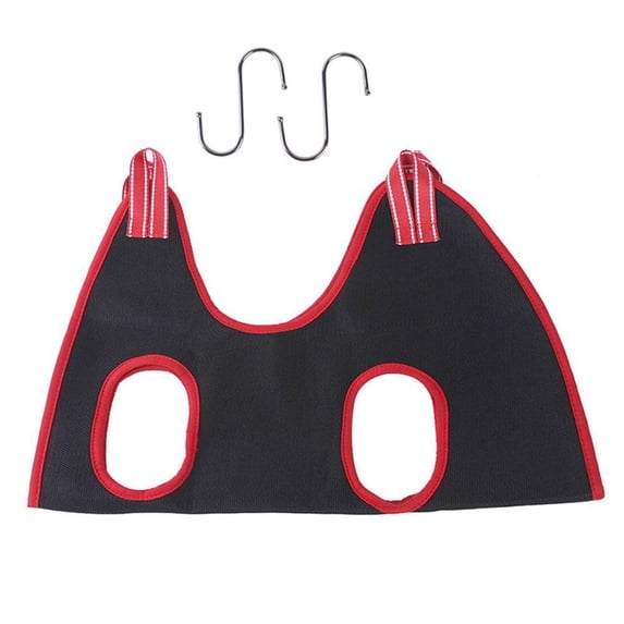 Harness Puppy Kitten Trimmer Pet Shop Accessories Pruning Set Nail Clip Trimming Hammock Helper Cat Restraint Bag Bathing Bag Dog Grooming Hammocks RED M
