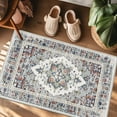 thumbnail image 5 of CCTFS Area Rugs for Living Room Bedroom Dining Room, Machine Washable Large Print Boho Vintage Tribal Aesthetic Carpet, Stain Resistant Floor Cover, Non Slip Low Pile Kitchen Rugs (multicolor 2x3ft), 5 of 6