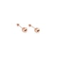 thumbnail image 3 of Arete Broquel De Bola 5mm Casa del Anillo Oro Solido Rosa 14k, 3 of 4