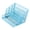 Blue, variant on Metal 5-Section Desk Organiser with Sliding Drawer, File Tray & Pen Holder for Storage
