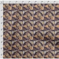 thumbnail image 4 of Soimoi Leaves Printed, Poly Canvas Fabric, Decor Sewing Fabric by The Yard 56 Inch Wide,Decorative Fabric for Curtains Tote Bags, Wine, 4 of 5