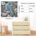 thumbnail image 6 of Yayeee 6 Pack Kitchen Dish Cloths for Washing Dishes Soft Absorbent Microfiber Towels, Sea Plants Pattern, 6 of 9