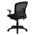 thumbnail image 6 of Flash Furniture Manny Mid-Back Designer Black Mesh Swivel Task Office Chair with Arms, 6 of 13