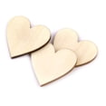 thumbnail image 4 of 50pcs Blank Heart Shaped Wood Slices for DIY Crafts Embellishments 40mm Thickness 3mm, 4 of 7
