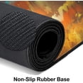 thumbnail image 5 of Gaming Mouse Pad, Large Desk Mat, Boating on Starry Night Extended Big Desk Pad, Long Computer Keyboard Mousepad with Non-Slip Base and Stitched Edge for Home Office, 31.5 x 15.7 Inch, 5 of 6
