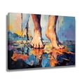 thumbnail image 2 of Abstract Art Modern Decorative Painting Feet Framed Canvas Poster Bedroom Decor Sports Landscape Office Room Decor Gift,Frame-style,20x30inch(50x75cm), 2 of 8