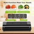thumbnail image 2 of Vacuum Sealer Machine Multi-Functional Food Sealer with 10 Vacuum Bags, Fast-Compact Design, External Vacuum System & Accessory Tube for Freshness Preservation, 2 of 6
