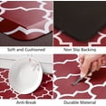 thumbnail image 4 of Thideape Red Kitchen Mat, 17.3 x 47 in, Easy To Clean 2 Count, 4 of 6