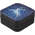 thumbnail image 2 of Coolnut Christmas Deer Travel Jewelry Case,Portable Small Jewelry Box, Necklace Earrings Travel Jewelry PU Leather Box,Christmas Gift for Women Girl Women Gifts, 2 of 7