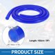 thumbnail image 5 of Manguera de vacío de silicona Unique Bargains de alta temperatura 5Ft 1/2" 12mm ID 3.5mm de grosor línea de vacío automotriz azul 1 Pc 130PSI presión máxima, 5 of 7
