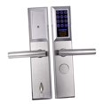 thumbnail image 1 of Tarjeta Cerradura de Puerta Electrónica Cerradura Inteligente con Contraseña de Habitación de Llave ( Hacia La Derecha) Plata Baoblaze Cerradura de puerta de control de acceso de entrada, 1 of 8
