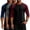 Gray, variant on Zimjoy 3 Pack Men's Athletic T-Shirt Crew Neck Soft Stretch 3/4 Sleeve Raglan Color Block Casual Blank Baseball Workout Sports Top Khaki 2XL