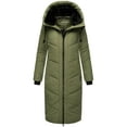 thumbnail image 4 of Marikoo Women's Calf-Length Winter Coat with Hood - Detachable Faux Fur Collar - Nadaree XVI, 4 of 8