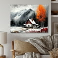 thumbnail image 2 of Designart Cabin In The Woods In Winter VI Canvas Wall Art, 2 of 5