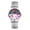 silver, variant on Women's Ultra Thin Easy Reader Watch with Elastic Strap Golden/Silver Tone Stretch Band Watches