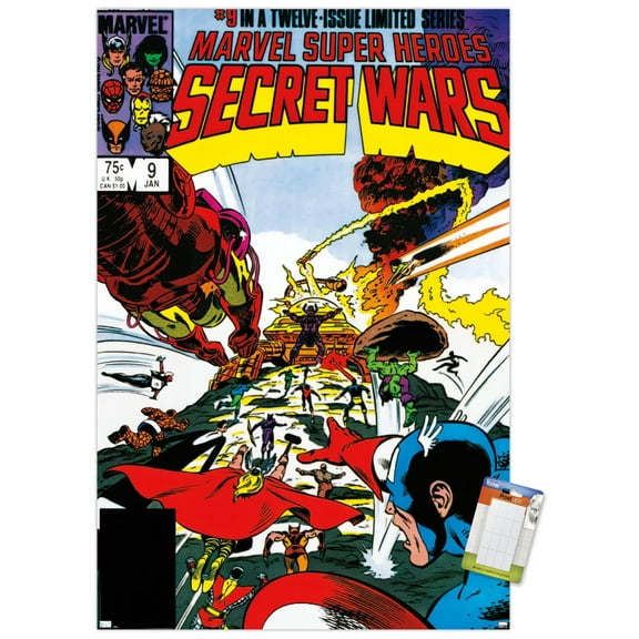 Marvel Galactus - Secret Wars #9 Wall Poster, 14.725" x 22.375"