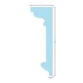 thumbnail image 6 of Ekena Millwork 133" Bottom Width x 137 3/8" Top Width x 8 5/8"H x 3/8"P Bedford Crosshead, 6 of 24
