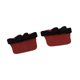 thumbnail image 5 of 1 par de agarres para levantamiento de pesas, agarres de gimnasio, almohadillas resistentes sin dedos para barra de pesas. Rojo, 5 of 9