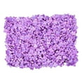 thumbnail image 2 of tredstone Silk Hydrangea Flowers Wall Panel DIY Wedding Background Party Decor Purple, 2 of 9