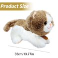 thumbnail image 3 of Lazy Cat Plush Toy Black Doll Soft Stuffed Animal For Couch Bedroom Decor, 3 of 6