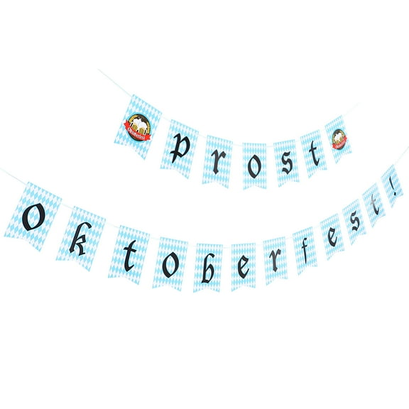 OATIPHO Assorted Color Oktoberfest Party Banner Hanging Pendant with Quality Material