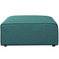 thumbnail image 3 of Modway Mingle Fabric Ottoman in Teal, 3 of 7
