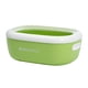 thumbnail image 3 of Bandeja para arena de gato a prueba de salpicaduras, contenedor de arena para gatos con tapa abierta. Verde, 3 of 9