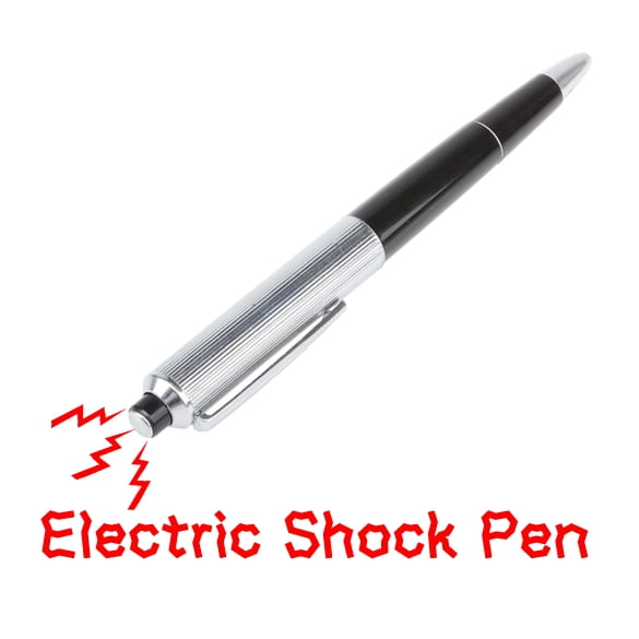 Electric Shock Pen Gadget Joke Prank Trick Spoof Toys Games Props Gift 