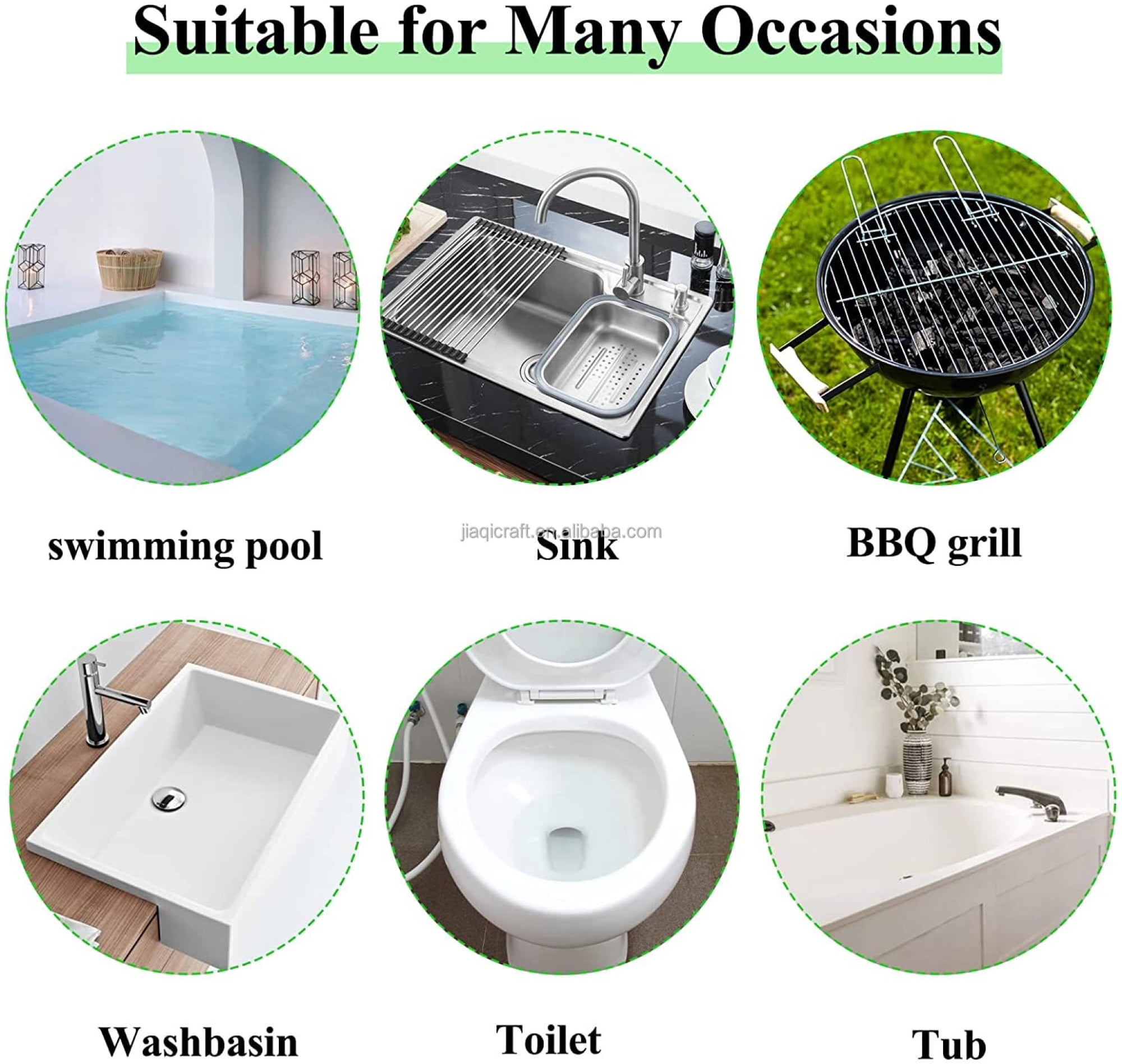 Pumice Stone Toilet Bowl Cleaner, Hard Water Remover, Pool, Bathroom Toilet Brush, Grill, Stove