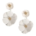thumbnail image 4 of 1 par de pendientes con forma de flor decorativa con forma de flor decorativa, joyería de moda, 4 of 6