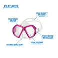 thumbnail image 5 of Reef Tourer Adult X-Plore 2-Window Snorkeling Mask, Bouganvillea Pink, 5 of 5