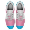 thumbnail image 2 of Transgender LGBT Pride Shoes Men Women Fashion Rainbow Sneakers Lightweight Breathable Running Shoes Gift for Gay Lesbian White Size 9, 2 of 5