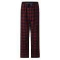 thumbnail image 2 of GLOBAL Men's Cotton Flannel Pajama Bottoms - Plaid Pajama Pants for Men with Pockets - Lounge & Sleep PJ Bottoms,2-Pack, 2 of 4