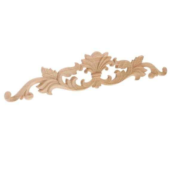 ROSENICE Decorative Wood Carved Applique Unpainted 1Pack