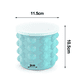 thumbnail image 2 of Cubo de hielo de silicona, compañero de bebida fría, uso múltiple para aventuras en interiores y exteriores, sin BPA, ahorro de espacio, tamaño único de hielo, pequeño, 2 of 5
