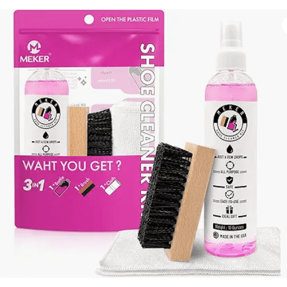 Shoe cleaning kit - A cleaning agent kit with brushes and cloths, suitable for all kinds of shoe uppers, a perfect gift choice