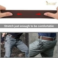 thumbnail image 4 of JASGOOD Stretch Belts for Men 2 Pack, Mens Gift Elastic Web Men's Golf Belt, 4 of 9
